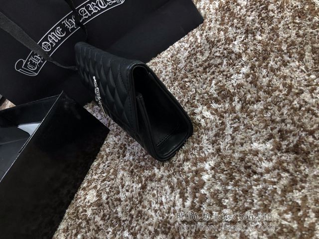 chrome hearts女包 克羅心鱷魚皮包 克羅心寶劍款羊皮晚宴手拿包  gjc1939